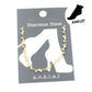 Gold Stainless Steel Dolphin Link Anklet adds a touch of elegance to any outfit. Made from high-quality stainless steel, this anklet is durable and resistant to tarnishing. Its unique dolphin link design represents grace and freedom, making it a perfect accessory for those who love the ocean. Transform your look today with this beautiful piece. 