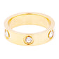 Gold-Stone Embellished Stainless Steel Band Ring is an elegant and durable accessory. The stainless steel material offers strength and resistance to tarnishing, while the stone embellishments add a touch of sophistication. Perfect for everyday wear or special occasions.