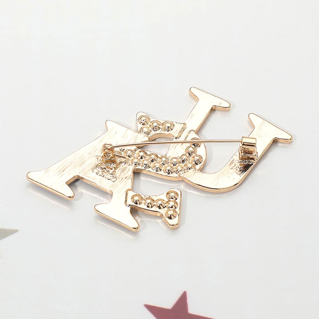 Gold Add a bold patriotic accent to your look with this Stone Paved Enamel USA Pin Brooch, featuring vibrant enamel detailing and stone-paved accents for a refined finish. Perfect for jackets, bags, hats, or lapels, it offers a durable, eye-catching design that showcases American pride in a stylish way.