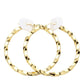 Gold Twisted Stainless Steel Hoop Pin Catch Earrings offer a unique twist on a classic design. The stainless steel material provides durability and a modern look, while the pin catch closure ensures secure wear. Elevate any outfit with these stylish and versatile earrings.