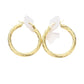 Gold Twisted Stainless Steel Hoop Pin Catch Earrings are expertly crafted with durability and style in mind. Made from high-quality stainless steel, these earrings are strong and resistant to tarnishing. With their unique twisted design, they add a touch of sophistication to any outfit and are secured with a convenient pin catch closure.