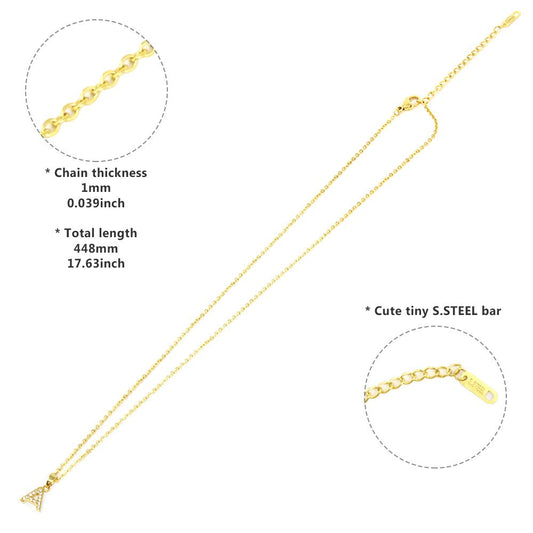 Gold U Stainless Steel CZ Stone Paved Monogram Pendant Necklace features a stunning and unique design. The high-quality stainless steel construction and CZ stone pave detailing ensures durability and add a touch of elegance. Perfect for accessorizing any outfit and making a personalized statement.