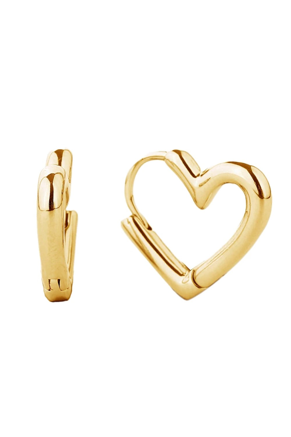Gold Delicate huggie hoops crafted from hypoallergenic brass with a luxurious 14K gold or white gold dip finish. These petite hoops feature a comfortable 1.8cm diameter, perfect for everyday wear and layering. Lead and nickel compliant, making them ideal for sensitive skin. Timeless elegance in a compact, wearable design.