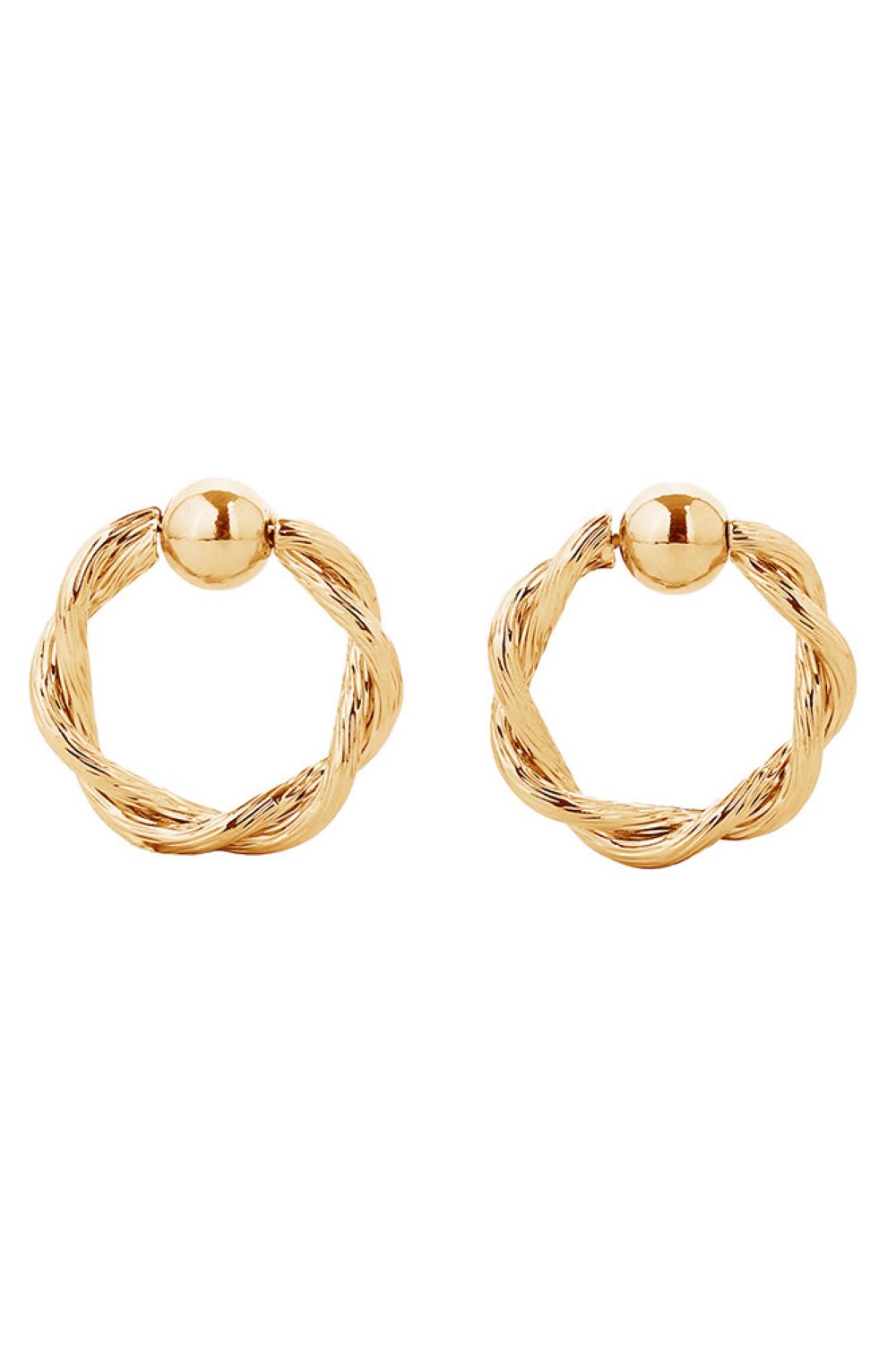 Gold Elegant post earrings crafted from hypoallergenic brass with a luxurious 14K gold or white gold dip finish. These timeless pieces feature a comfortable 2.18cm diameter, perfect for everyday wear or special occasions. Lead and nickel compliant, making them ideal for sensitive skin. A versatile addition to any jewelry collection that combines style with safety.