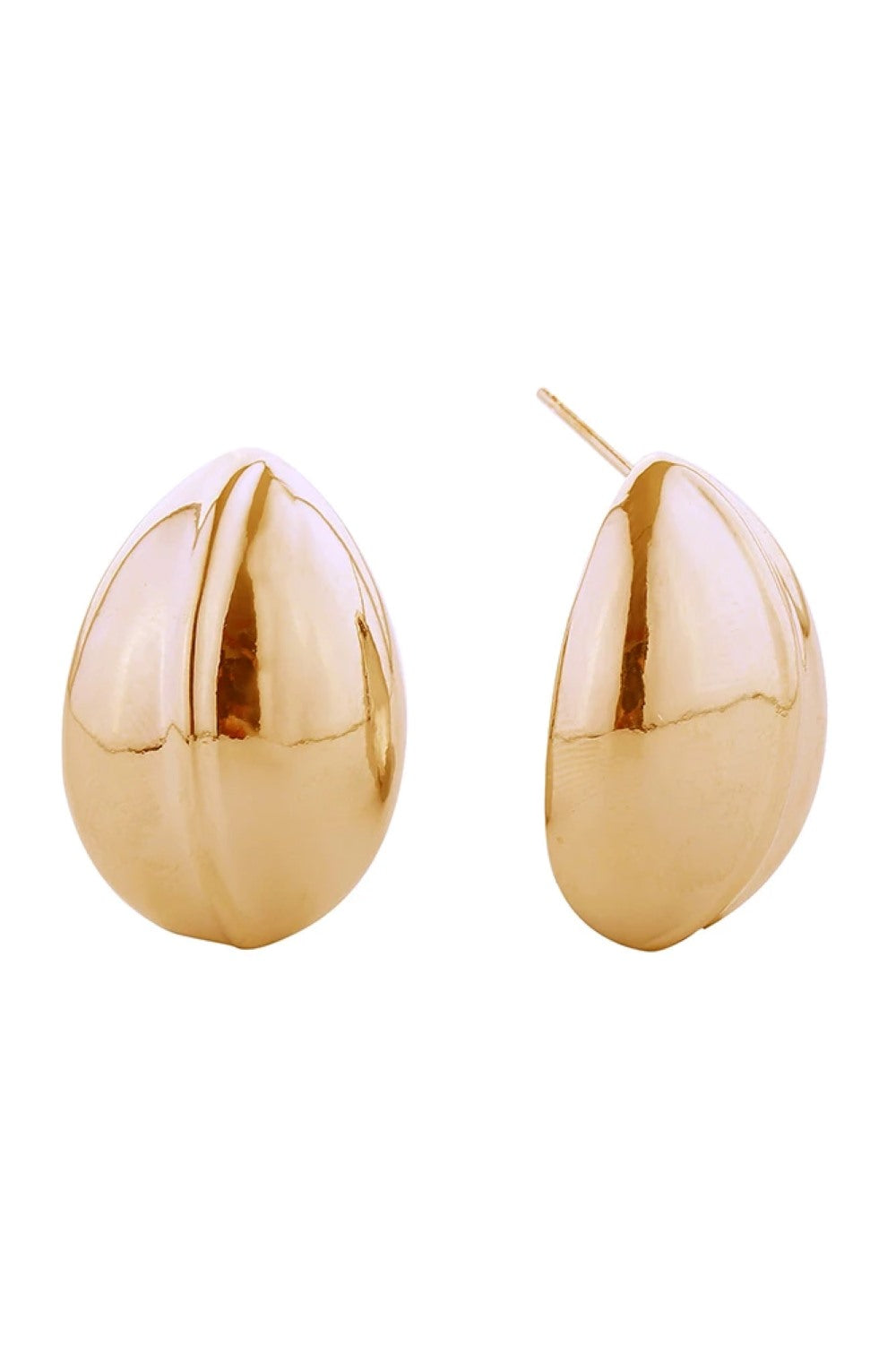 Gold Elevate your everyday style with these charming 14K Gold/White Gold Dipped Matte Macadamia Post Earrings. Crafted from hypoallergenic brass, these 3cm diameter studs are perfect for sensitive ears. Made in Korea with meticulous attention to detail, they're lead and nickel compliant for worry-free wear. The matte finish adds a sophisticated, understated elegance to any look from casual days to special occasions.