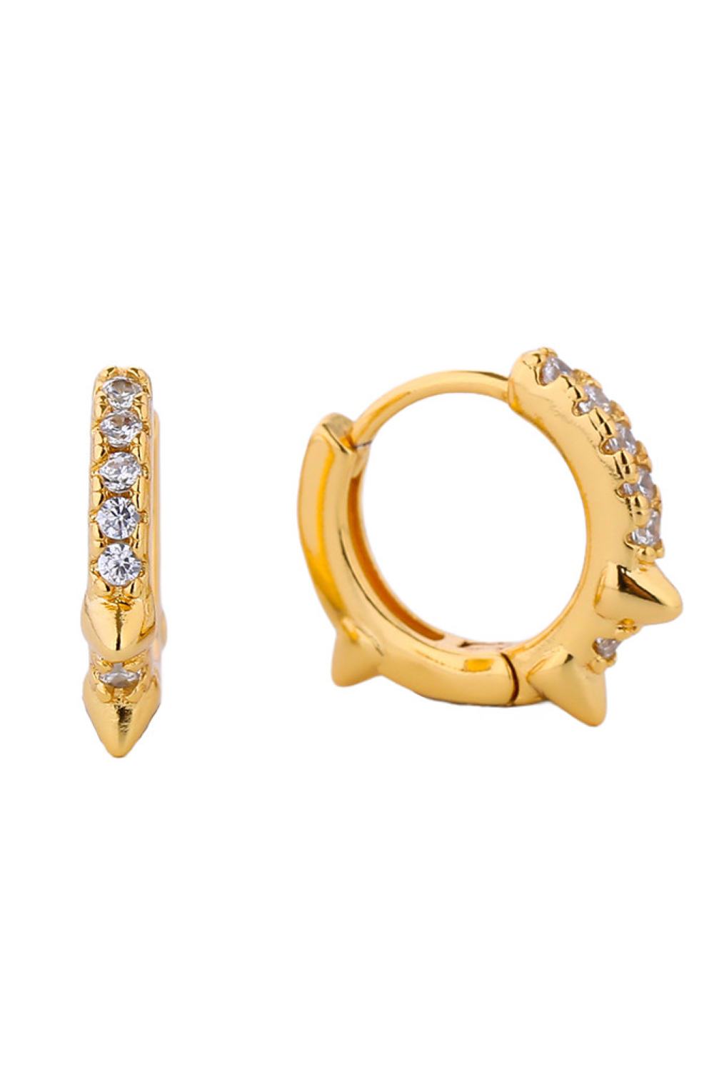 Elevate your everyday elegance with these exquisite 14K dipped huggie hoop earrings. Crafted with a luxurious gold finish, these close-fitting hoops hug the earlobe for a refined, contemporary look that works seamlessly from day to night. The durable 14K plating ensures lasting shine and resistance to tarnishing, while the lightweight design keeps you comfortable all day long. Perfect for stacking or wearing solo, these versatile earrings are a timeless addition to any jewelry collection.