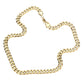 Gold 6 Diamond Cut Stainless Steel 18 Inch 8mm Cuban Metal Chain Necklace is a stylish and durable accessory for any occasion. Made of high-quality stainless steel, the necklace features a diamond-cut design that adds a touch of elegance. With an 18-inch length and 8mm thickness, it is the ideal size for everyday wear. It is a must-have for any fashion-forward individual.