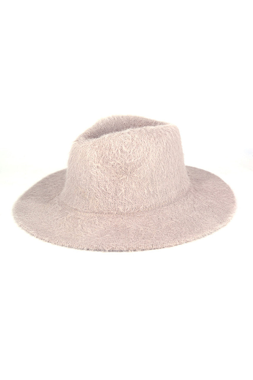 Gray Fuzzy Palin Solid Winter Fedora Hat merges classic silhouette with cold-weather functionality. Constructed with premium insulating materials, this fedora maintains structural integrity while providing superior warmth. The textured exterior offers both thermal protection and sophisticated styling, while the traditional brim provides practical shielding from winter elements. Designed for discerning individuals who refuse to compromise style for seasonal practicality.