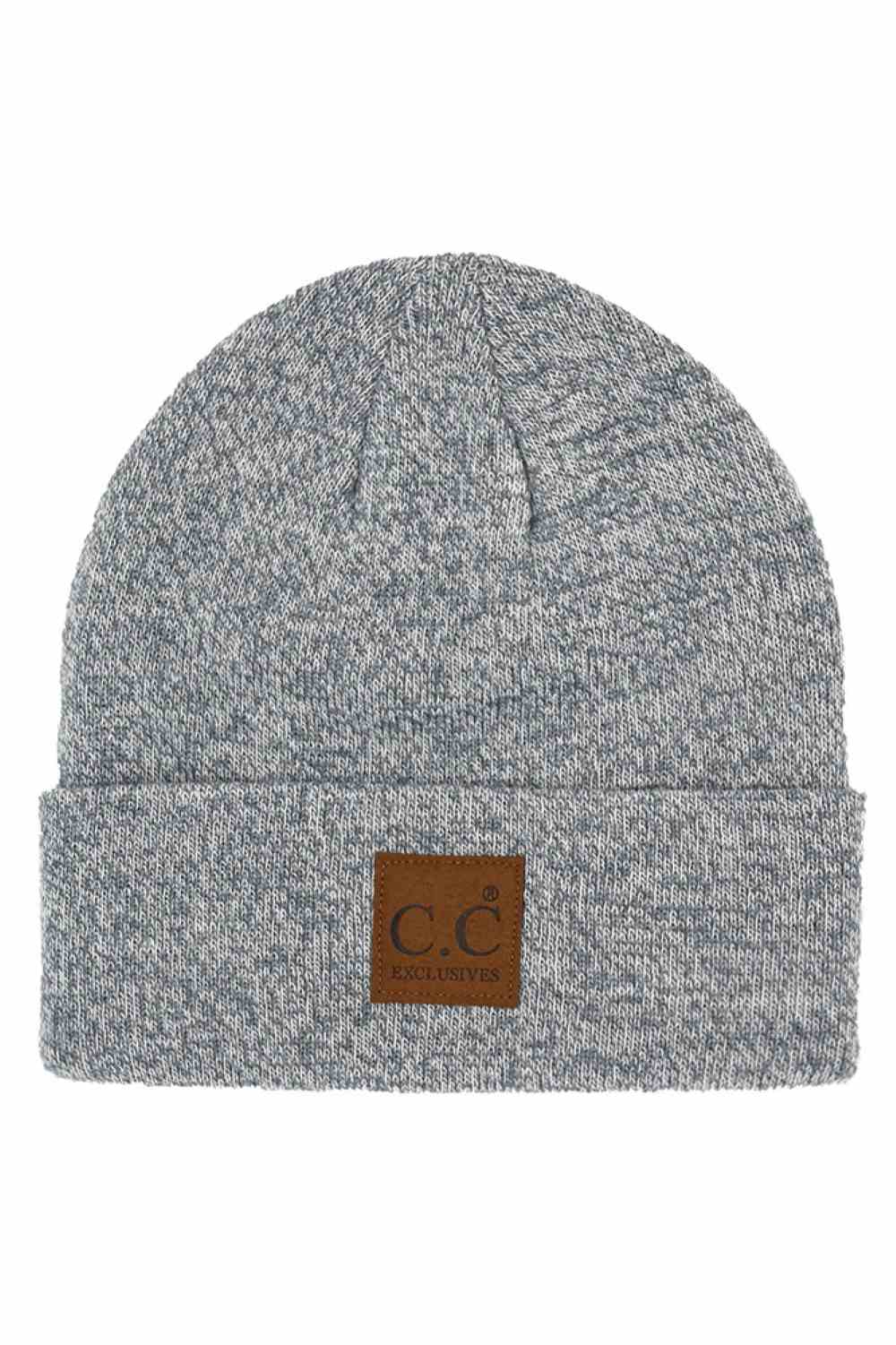 Grey Mix The C.C Unisex Classic Basic Solid Color Beanie features a timeless knit design with a clean, solid color finish for effortless everyday style. Soft, stretchy, and comfortable, it provides reliable warmth and a versatile fit for both men and women.