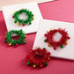 Bring festive flair to your outfit with these tinsel wreath earrings, decorated with playful jingle bell charms. Perfect for holiday events, seasonal parties, or adding cheer to everyday looks, these lightweight earrings offer a bold and joyful statement.