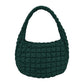 Green Quilted Puffer Shoulder Crossbody Bag, Stay warm and stylish with this bag. Made of durable material, it is insulated to keep you cozy in the coldest conditions. The shoulder straps make it comfortable and convenient to carry, so you can bring everything you need with ease. Perfect for gifting on every occasion.