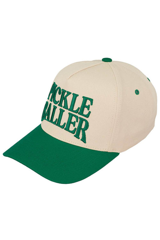 Keep your look effortlessly casual with the C.C Pickle Baller Embroidered Cotton Baseball Cap, featuring a clean, minimal design for everyday versatility. Comfortable, breathable, and easy to adjust, it’s perfect for casual outings, outdoor activities, or finishing any laid-back look.