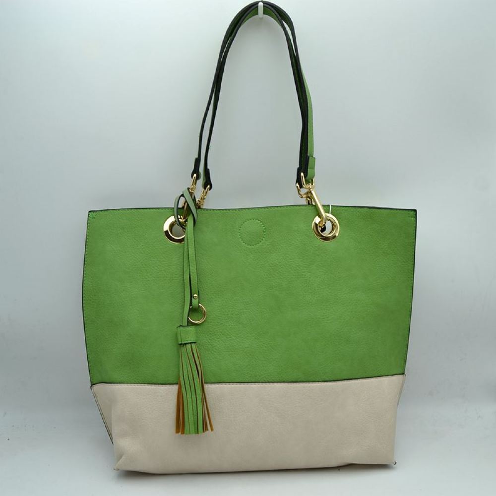 Green Kelli 2n1 Vegan Tote Handbag Pouch Faux Leather Tote Bag Inside Crossbody Pouch, Best Seller Tote, Handbag has plenty of room to fit all your items, available in a few colors. Handbag also comes with a removable insert bag that doubles as lining to the bag, or can be removed and worn as a crossbody bag.&nbsp;This 2 in 1 tote bag is just what the boss lady needs.