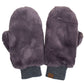Grey CC Faux Fur Mittens With Shepherd Lining, are a smart, eye-catching, and attractive addition to your outfit. These trendy gloves keep you absolutely warm and toasty in the winter and cold weather outside. Accessorize the fun way with these gloves. It's the autumnal touch you need to finish your outfit in style. A pair of these gloves will be a nice gift for your family, friends, anyone you love, and even yourself.