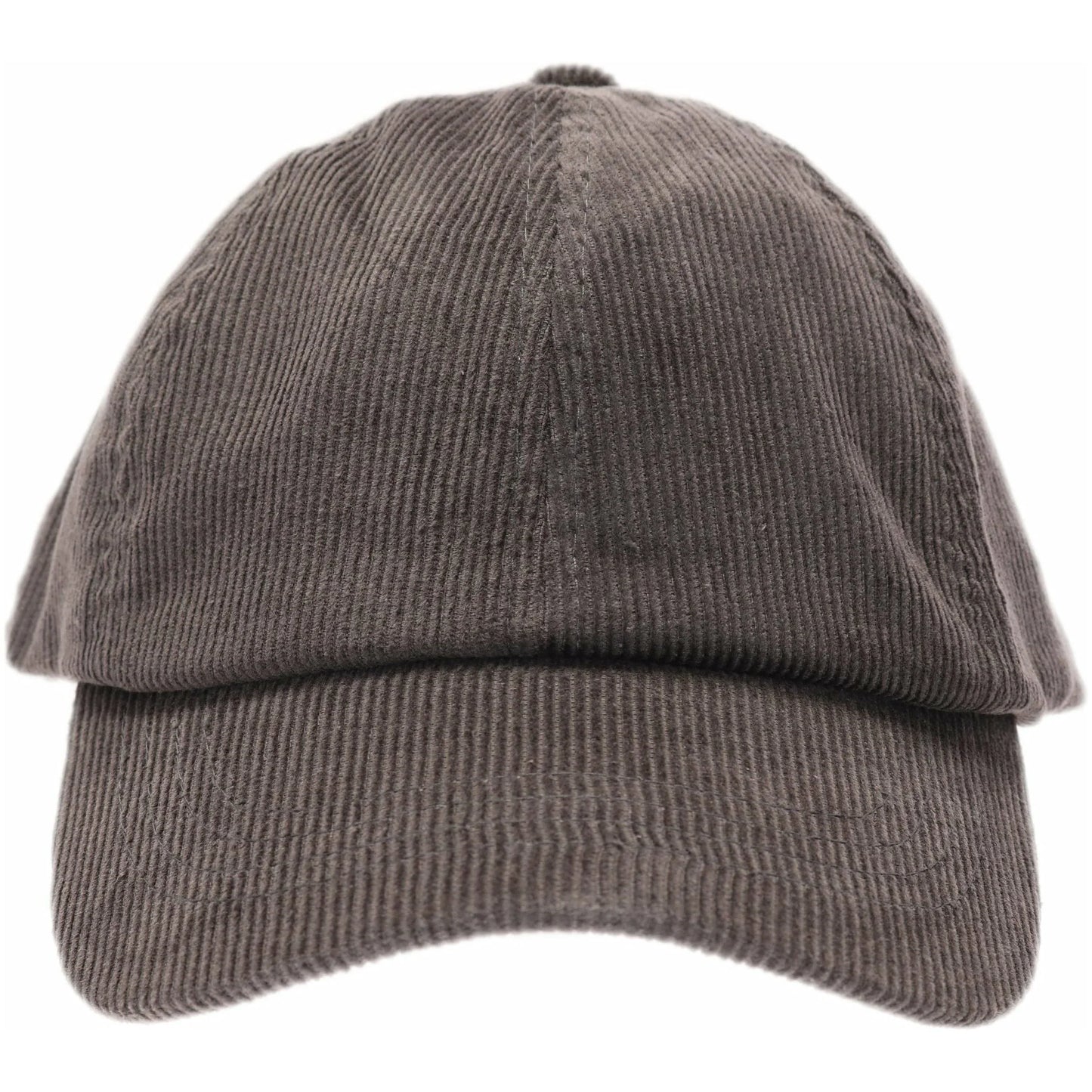 Gray CORDUROY CRISS CROSS PONY CAP combines comfort and style with its soft corduroy material and unique criss cross design. Keep your hair in place and add a touch of sophistication to any outfit. A must-have accessory for any fashion-forward individual.