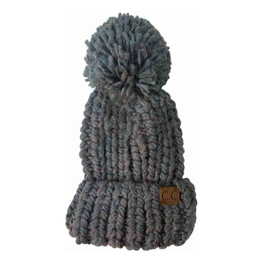 GreyMix Chunky Knit Yarn Pom C.C Beanie offers expert craftsmanship combining warmth and style in one accessory. Its dense yarn knit provides superior insulation, making it ideal for cold climates. The textured knit pattern ensures durability, while the classic pom pom adds a refined, casual appeal. Designed for a comfortable fit, this beanie maintains warmth without sacrificing breathability, making it a must-have for both outdoor enthusiasts and everyday wear.