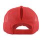 Madeline Love Red Vintage Mesh Back Ponytail Baseball Cap - Hats - desc