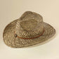 Madeline Love Khaki Boho Charm Accent Band Breathable Woven Western Cowboy Summer Fedora Sun Hat - Hats - desc