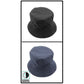 Madeline Love Gray Reversible Solid Bucket Hat - Hats - desc