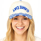 Madeline Love Royal Blue Checkered GAMEDAY Embroidered Baseball Cap - Hats