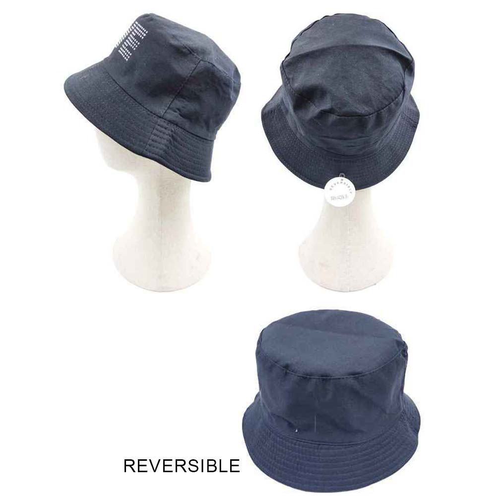 LOVE Message Solid Reversible Bucket Hat