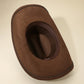 Madeline Love Brown Western Cross Concho Band Cowboy Fedora Hat - Hats - extra