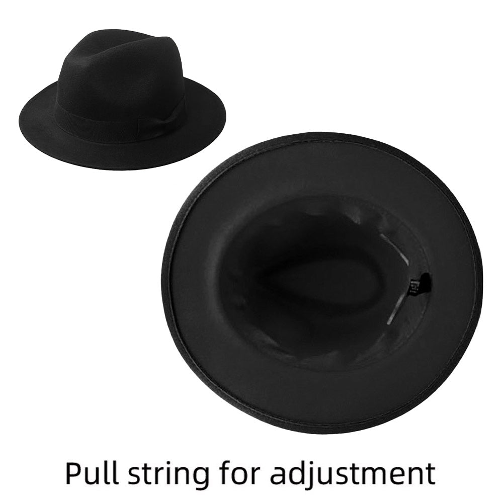 Madeline Love Gray Bow Band Classic Fedora Hat - Hats - extra