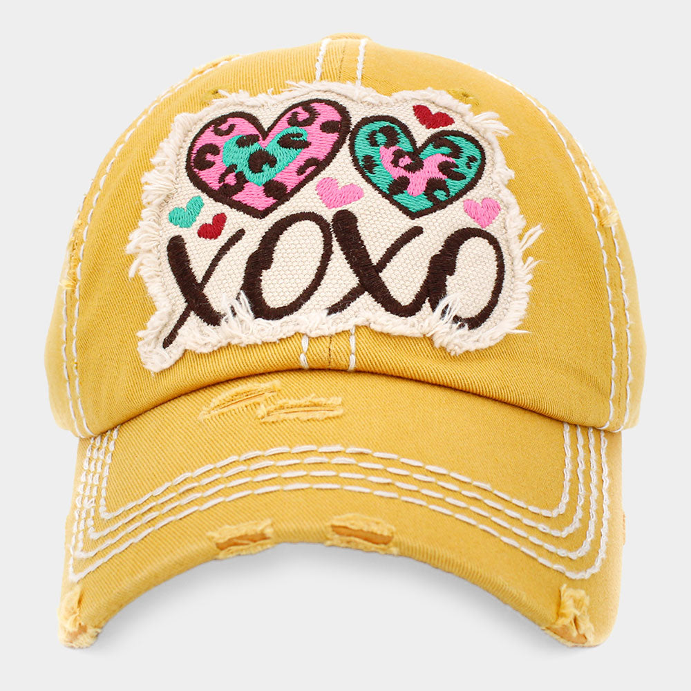 XOXO Message Vintage Baseball Cap