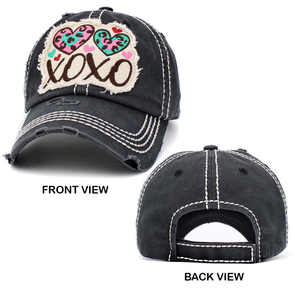 XOXO Message Vintage Baseball Cap