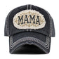 Madeline Love Black MAMA Patch Vintage Baseball Cap - Hats - desc