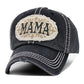 Madeline Love Black MAMA Patch Vintage Baseball Cap - Hats - extra