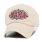 Madeline Love Beige MAMA Patch Vintage Baseball Cap - Hats - extra