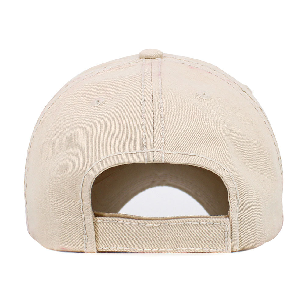Madeline Love Beige MAMA Patch Vintage Baseball Cap - Hats - extra