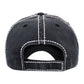 Madeline Love Black WALK BY FAITH Message Patch Vintage Baseball Cap - Hats - extra