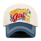 Madeline Love Blue, Neutral TEQUILA GIRL Embroidered Vintage Baseball Cap - Hats - desc