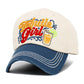 Madeline Love Blue, Neutral TEQUILA GIRL Embroidered Vintage Baseball Cap - Hats - extra
