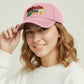 Madeline Love Pink TEQUILA GIRL Embroidered Vintage Baseball Cap - Hats