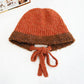 Madeline Love Red Stylish Knitted Winter Bonnet Hat - Hats