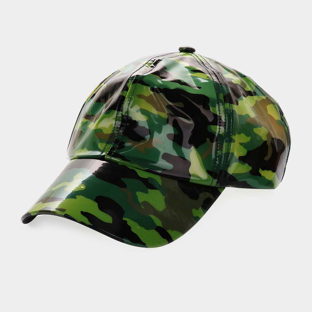 Madeline Love Green Camouflage Pattern Baseball Cap - Hats