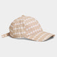 Madeline Love Beige Happyface Baseball Cap - Hats