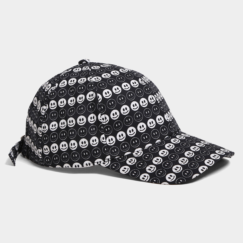 Madeline Love Black Happyface Baseball Cap - Hats
