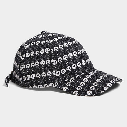Madeline Love Black Happyface Baseball Cap - Hats