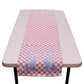 Multi HAPPY EASTER Message Bunny Checkered Table Runner is the perfect addition to your Easter dinner table. Featuring a cute bunny design and a festive "HAPPY EASTER" message, it will add a touch of springtime cheer to your dining area. Made from durable materials, it will be a long-lasting addition to your holiday decor. 