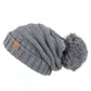 C.C Oversized Slouchy Hat With 15 Cm Pom