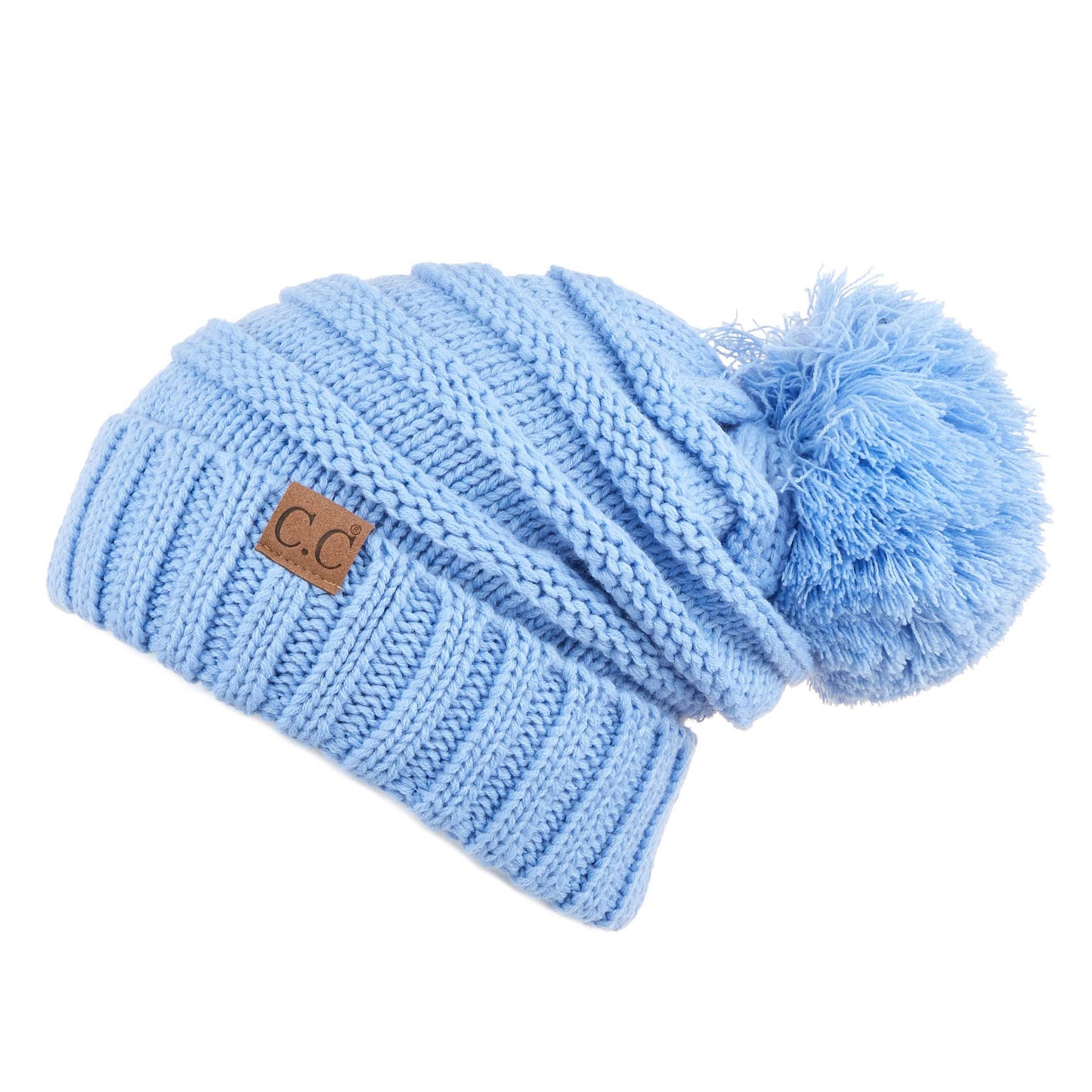 C.C Oversized Slouchy Hat With 15 Cm Pom