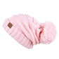 C.C Oversized Slouchy Hat With 15 Cm Pom