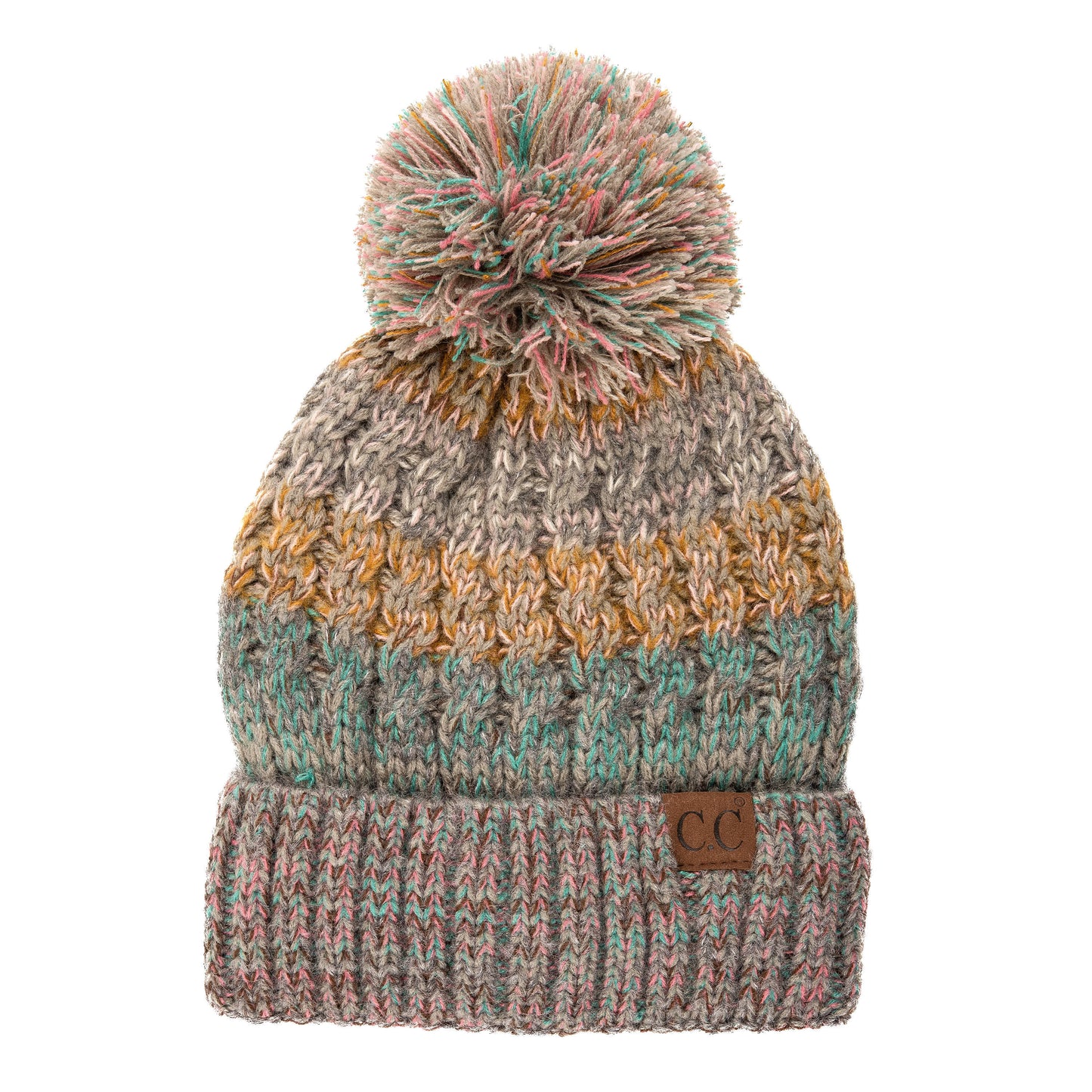 C.C Cuffed Beanie With Warm Lining Inside