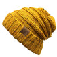 C.C Oversized Cable Knit Confetti Hat