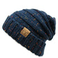 C.C Oversized Cable Knit Confetti Hat