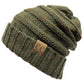 C.C Oversized Cable Knit Confetti Hat